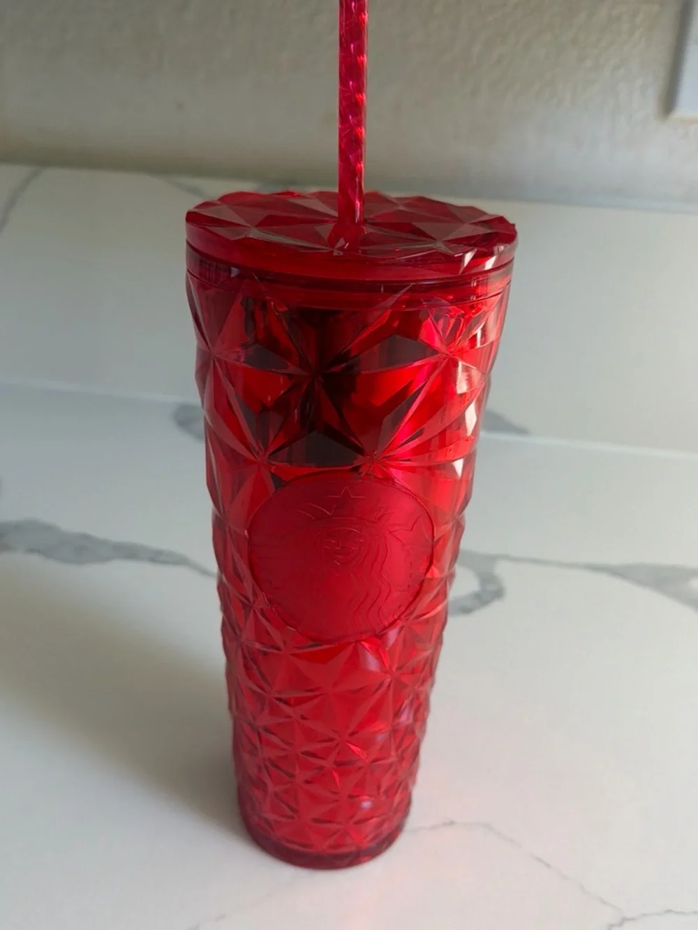 Starbucks Red Translucent Tumbler Base